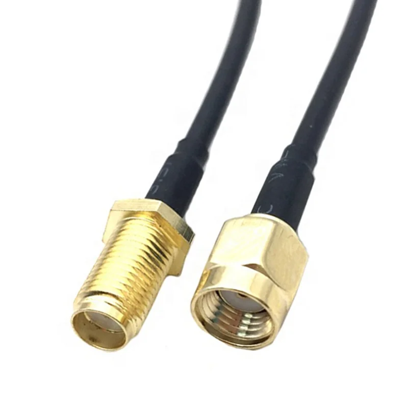 

Rf Coaxial Cable Connector Rg174 Rg316 SMA Female To RP SMA Male Connector Sma Cable Assembly Rg174