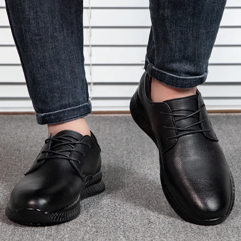 GUYISA Wholesale Customized Professional Chef Shoes Professional Anti-skid Waterproof Oil Black Safety Boots