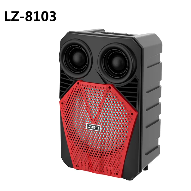 

LZ-8103 8 Inch Powered Speaker Trolley Speaker Box Wireless Karaoke Bt Speaker