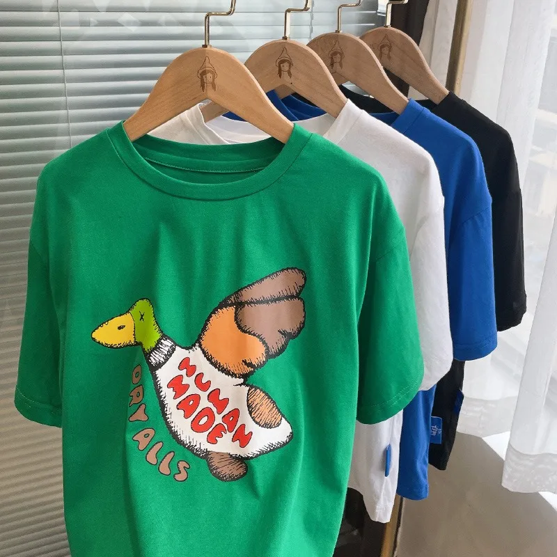 

Baby girl short-sleeved T-shirt 2022 summer new small children cotton tops children's summer children's clothing, Picture