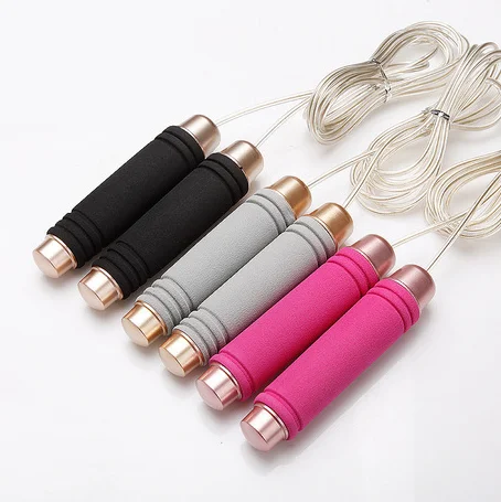

Customized PVC Jump Rope Foam Handle Bearing Adjustable Skip Rope, Customized color