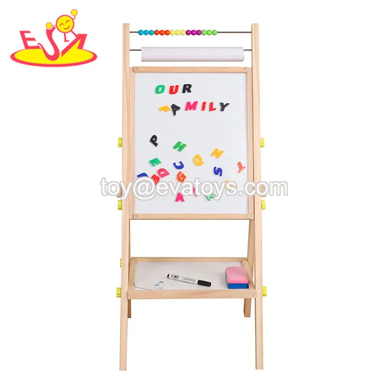 Early Educational Double Sided Wooden Drawing Board For Kids