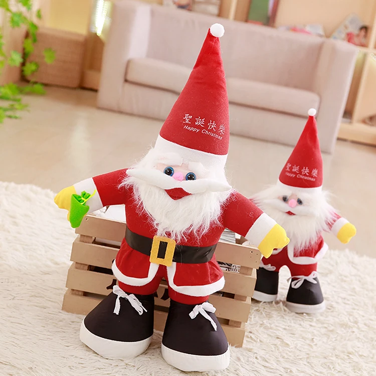 

Christmas gift event gift prize Santa Claus doll plush toy doll, Red