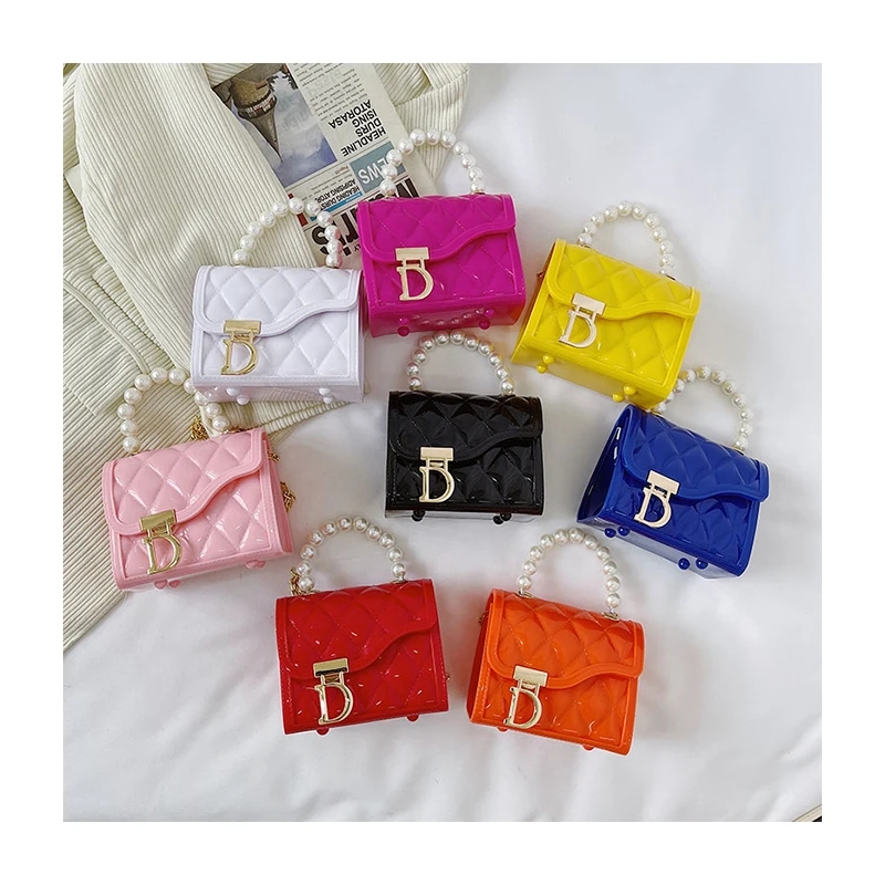 

Mini Ladies Pearl Handle Chain Shoulder Crossbody Purses Quilted Small Chains Luxury Women Hand Bags Purses and Handbags