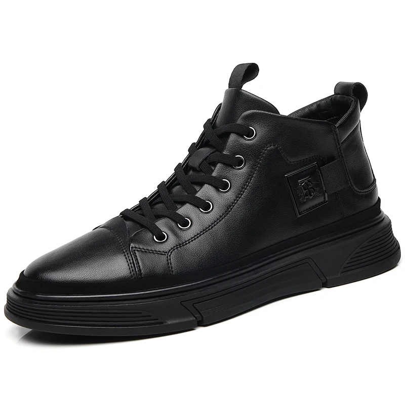 

Comfortable soft and wear-resistant fashion casual leather sneakers for men shoes