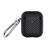 

New Arrival Hot Selling Carbon Fiber TPU Earphones Wireless Edition Shockproof Protective Case for Apple AirPods 1 / 2
