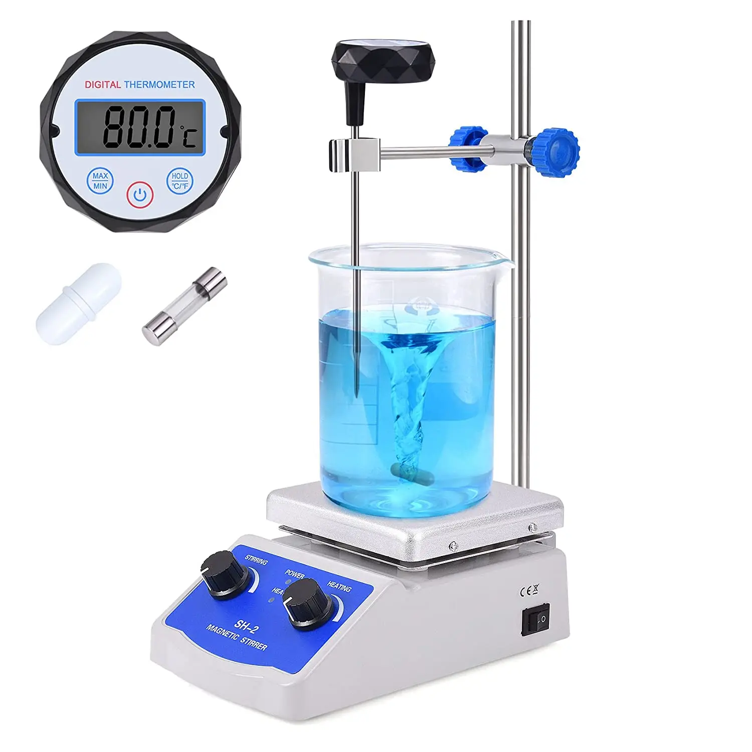 

2023 hot sale lab instrument high temperature Hotplate Stirring 100-2000rpm Laboratory heating Magnetic Stirrer Hot Plate