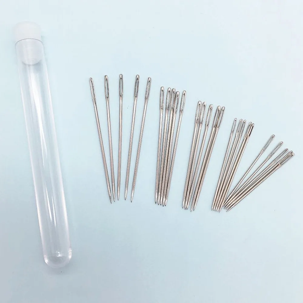 
Hand Sewing Needles Shape Point Sewing Needles Stainless Steel Large-Eye Sewing Machine Needles 