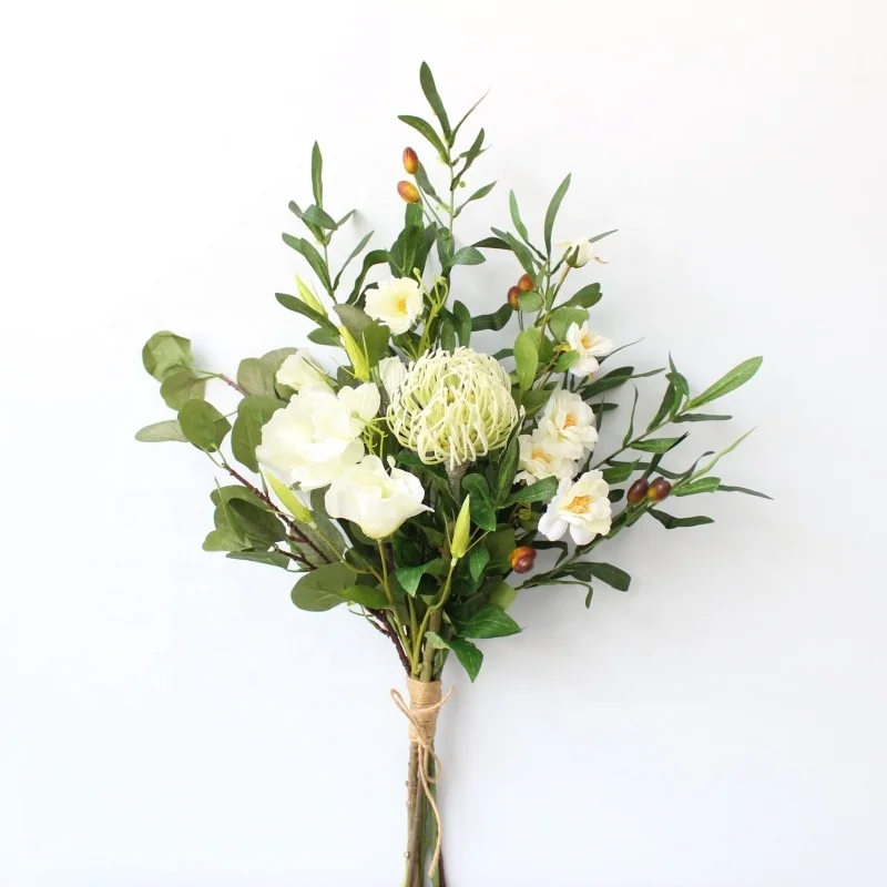

X-1047 Natural Style Artificial Bride Flower Bouquets For Wedding Decoration