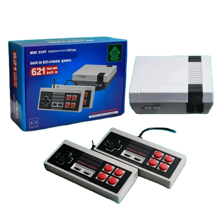 

Hot Sell built in 621 games Games Gamepad controller 8 Bit MINI H D TV Video Games Console