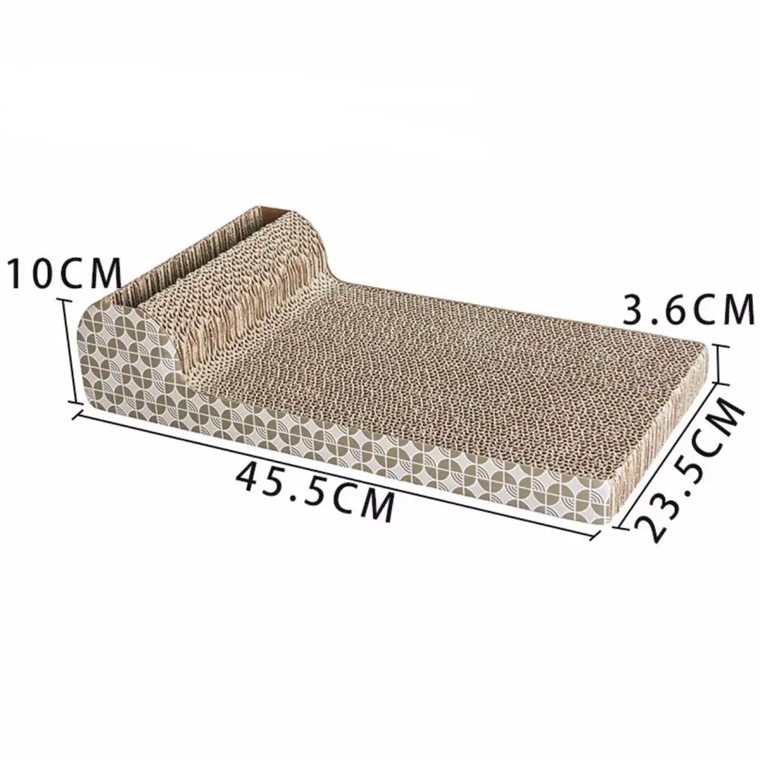 

Direct Deal Cat Corrugated Paper Scratch Board with Small Ball Cat Grinding Claw Toy New Wear-resisting Send Peppermint