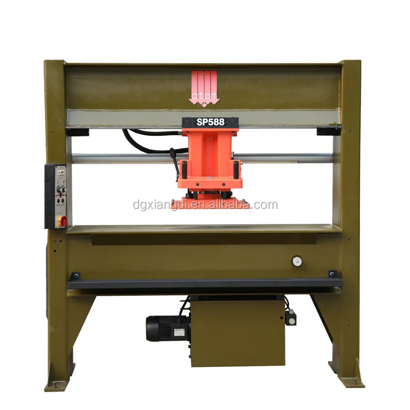 Used Atom SP588 Oildymaic Hydraulic Cutting Presses With Movable
