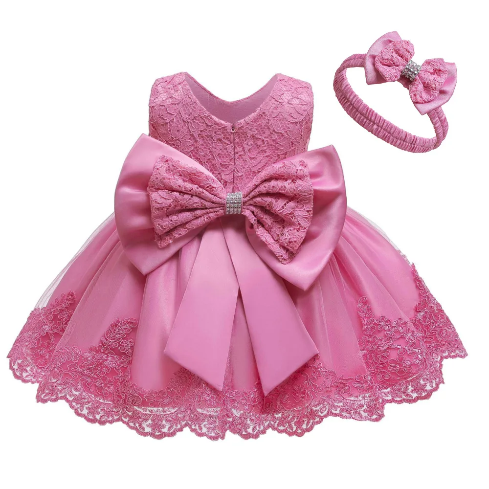 Baby Girl Party Dress Kids Christening Dresses Infant Baptism Clothes