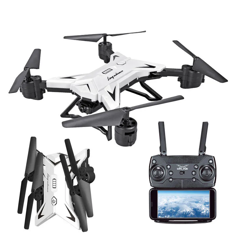 

601S Drones 20 minute flight time mini HD camera Folding quadcopter drone long range profesionales drones with hd camera and gps, Black white