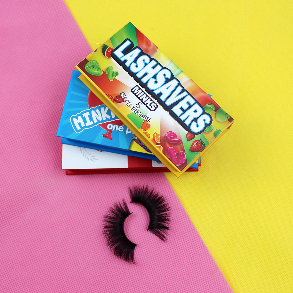 

Lash manufacturer wholesale customized packing bestseller 2021 false eyelash packaging box 3d mink eyelashes, Black