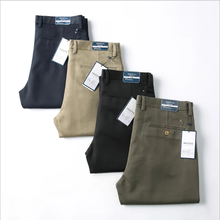 

Men large size khaki pants casual office business pants wholesale inexpensive men straight tube casual pants wholesale