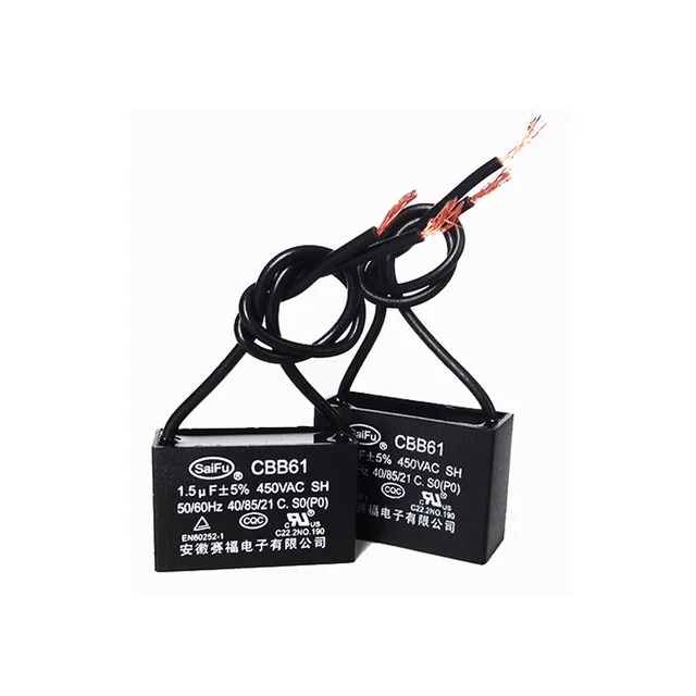 300v Ac Condensador Ventilador Cbb61 5 De Ventilador De China Cbb61 Ventilador de techo de motores del ventilador