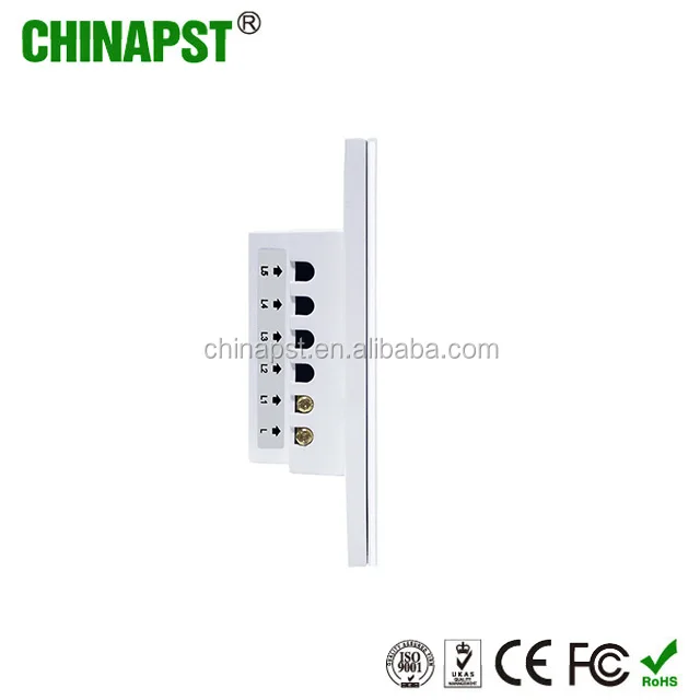 China Supplier 1CH Zigbee US(118*72*35mm) home automatic light switch tuya zigbee with Metal Frame PST-ZW-U1 - ANKUX.COM