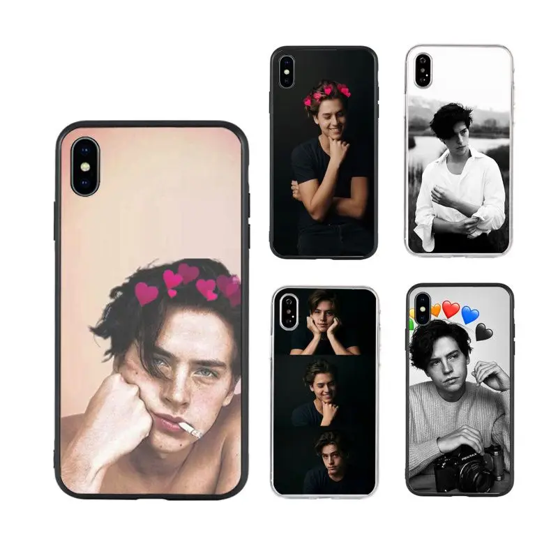 

American tv riverdale Jughead Jones fashion art Phone Case for iPhone X XR Xs Max 11 11Pro 11ProMax 12 12pro max luxury fundas, Black/transparent