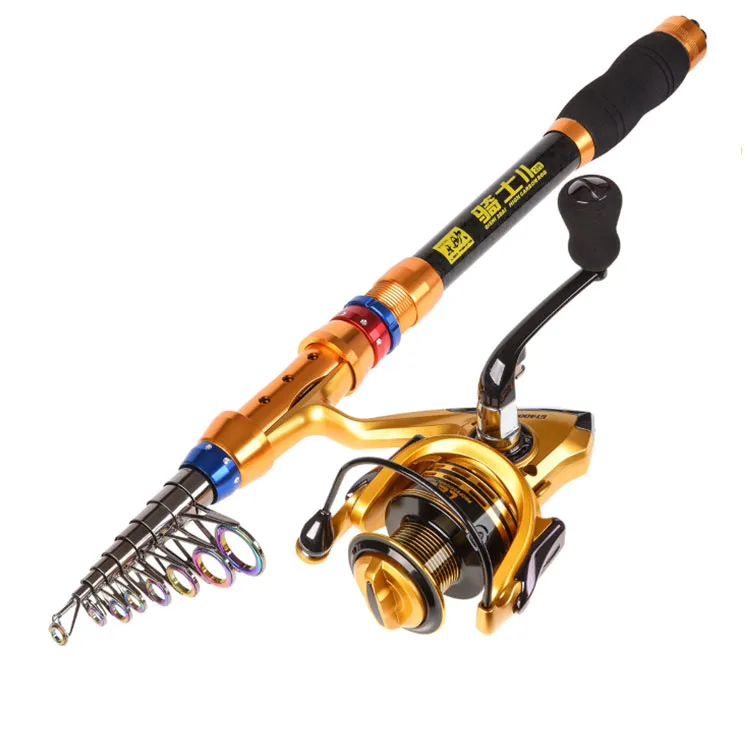 

2022 new product 1.8-3.6m Fishing Rod and Reel 4000 Series Portable Travel Spinning Fishing Rod Pesca Wheel Combo