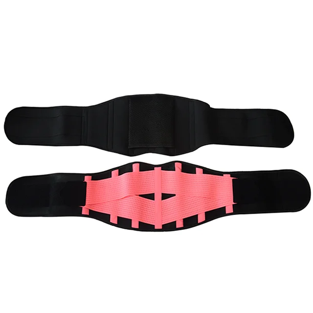 

Adjustable Waist Support Belt Lumbar Back Support Exercise Belts Brace Slimming Belt Waist Trainer, Customized color