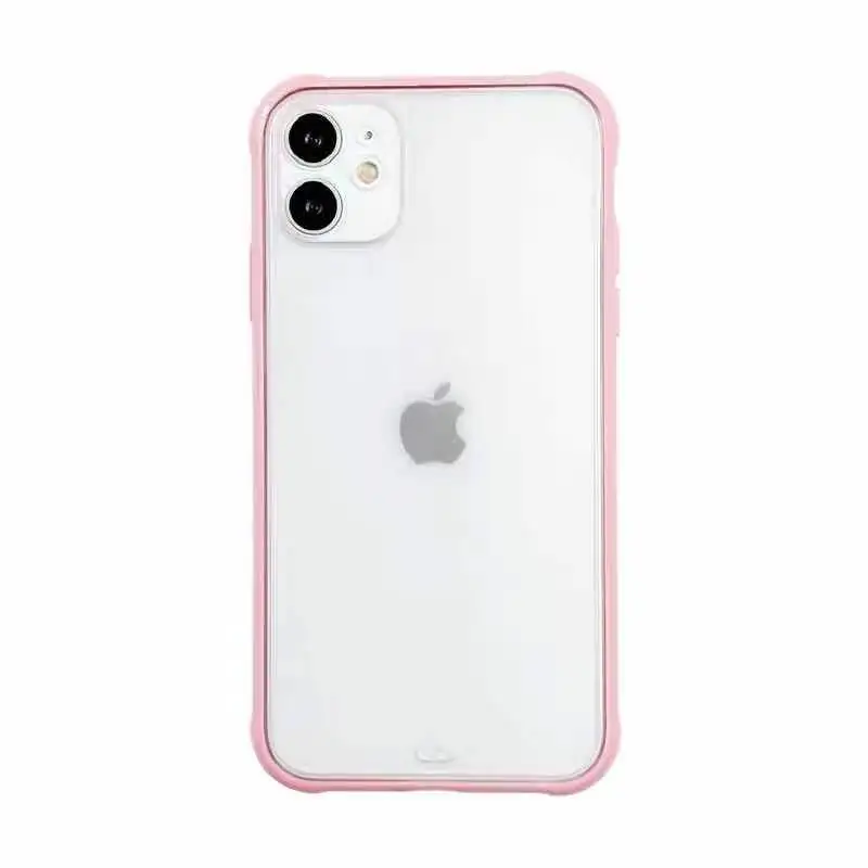 

Available for iPhone 12 pro max color two-in-one transparent phone case Internet celebrityins simple girl heart phone case