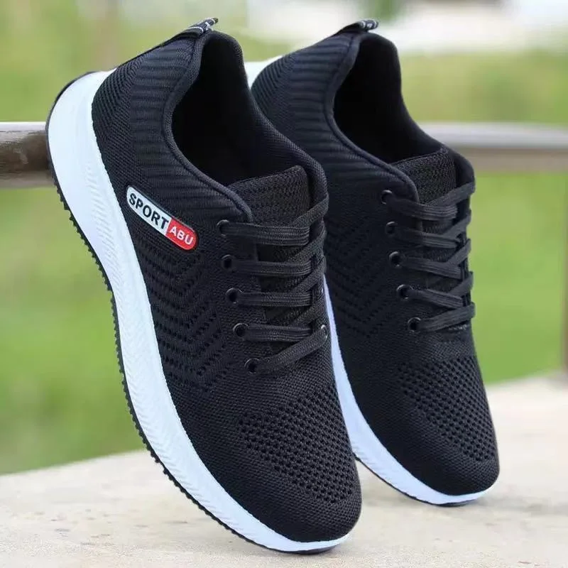 

high shoe quality fitness walking stock new full black sneakers hommes 2023 casual sport