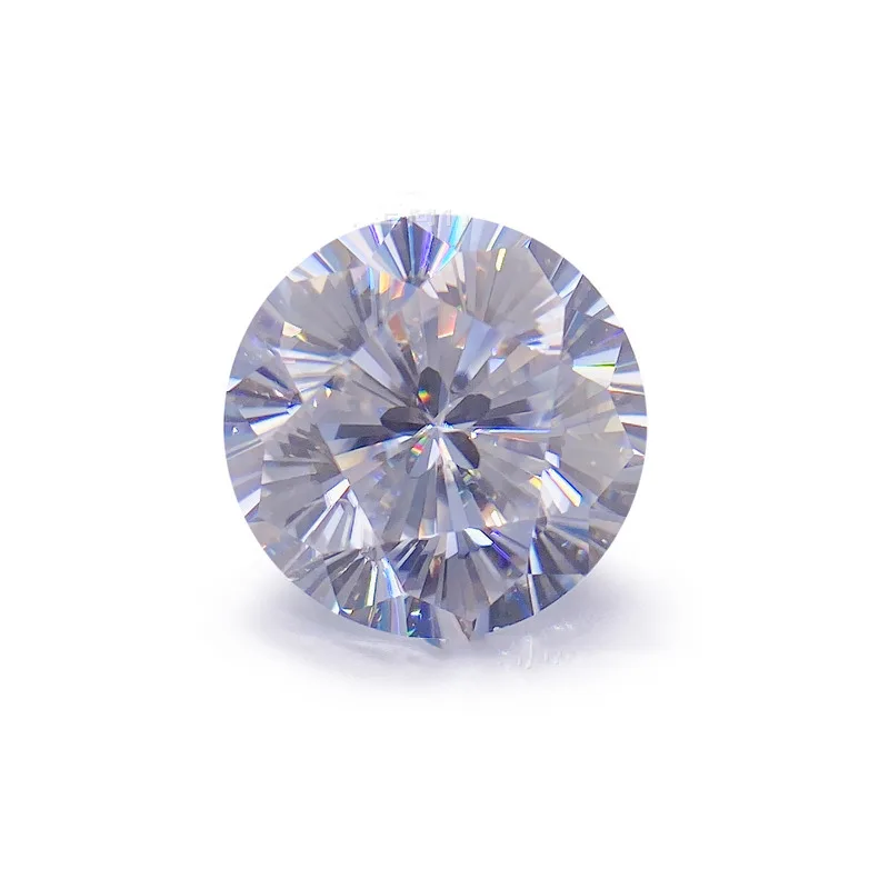 

Excellent Cut Diamond Test Past 2 Carat 8mm D Color Loose Moissanite Cherry Blossom Cut Gemstone Beads for Ring Jewelry Making