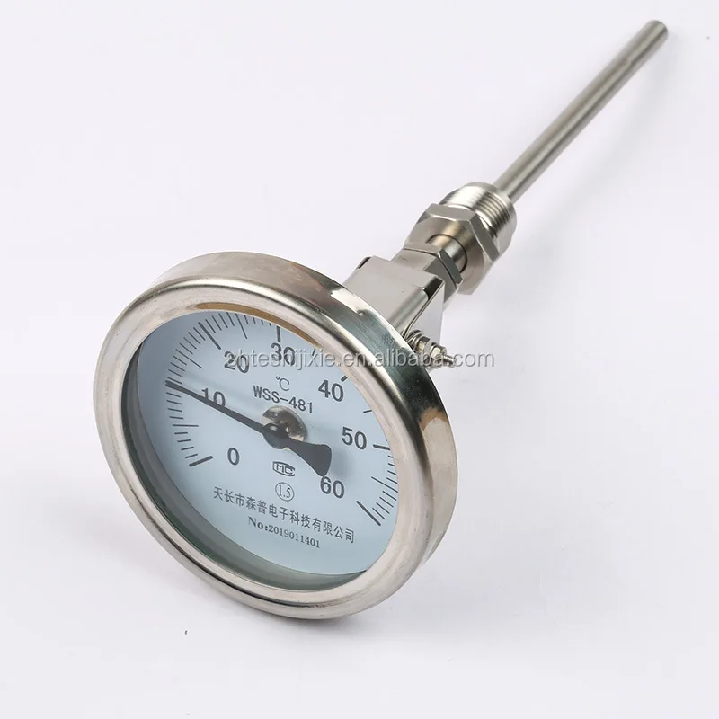 Bbq Temperature Gauge Easy Mounting Rust-proof Accurate Bimetal Bbq  Thermometer