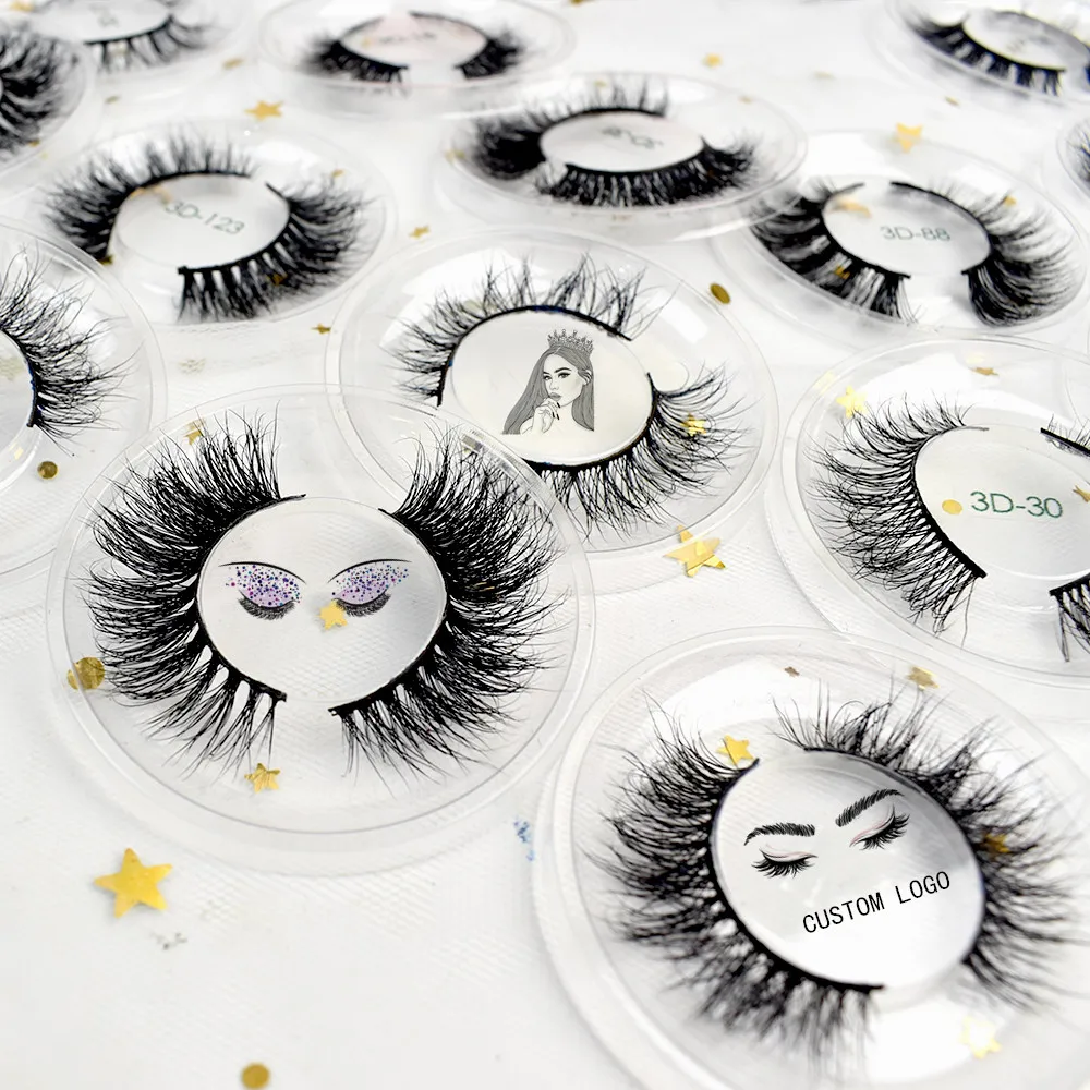 

3d mink eyelashes false lashes eye lash vendor with free lashbox packaging 3d mink lashes3d wholesale vendor, Natural black