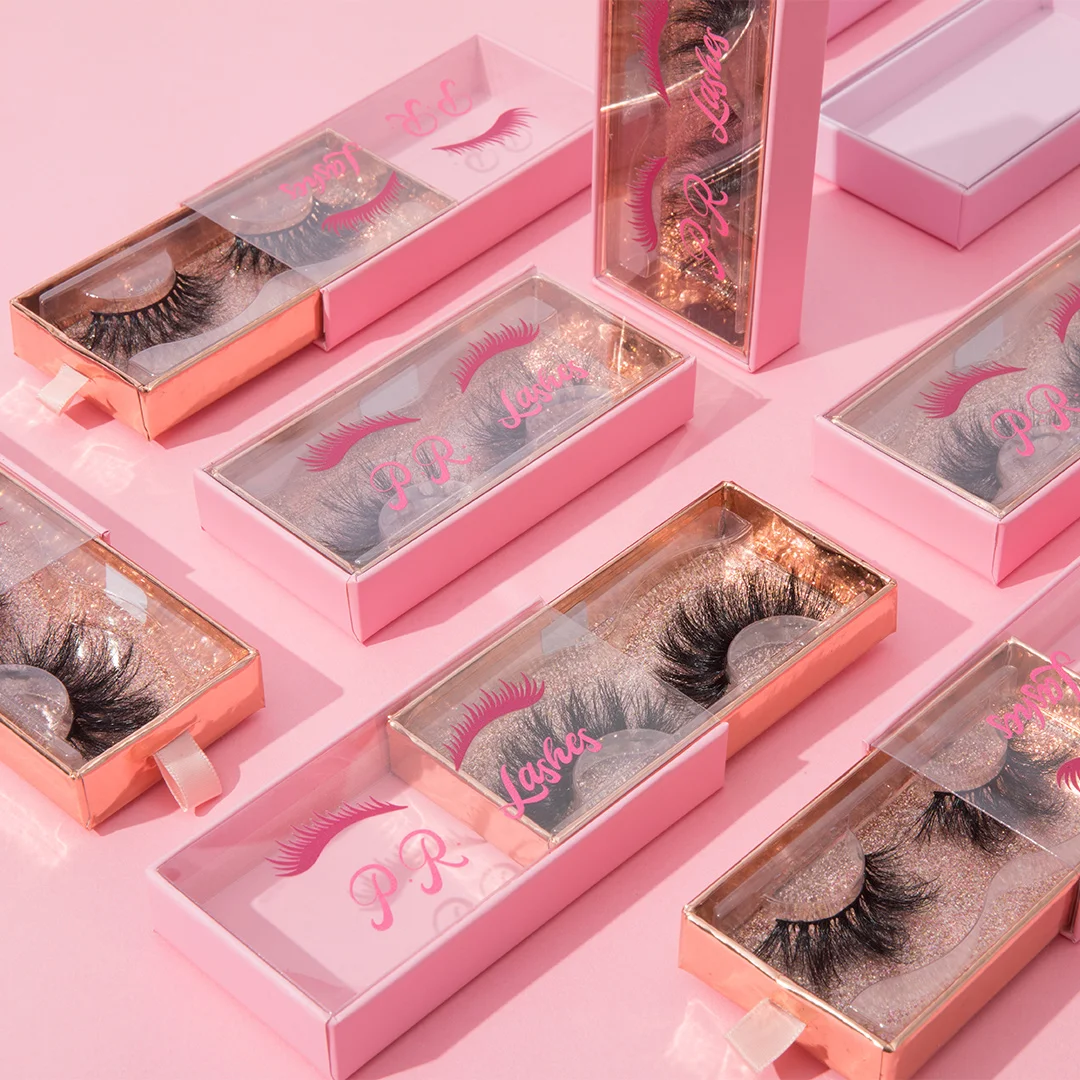 

direct Natural round eyelashes wispy 25mm mink custom eyelashes bulk buying