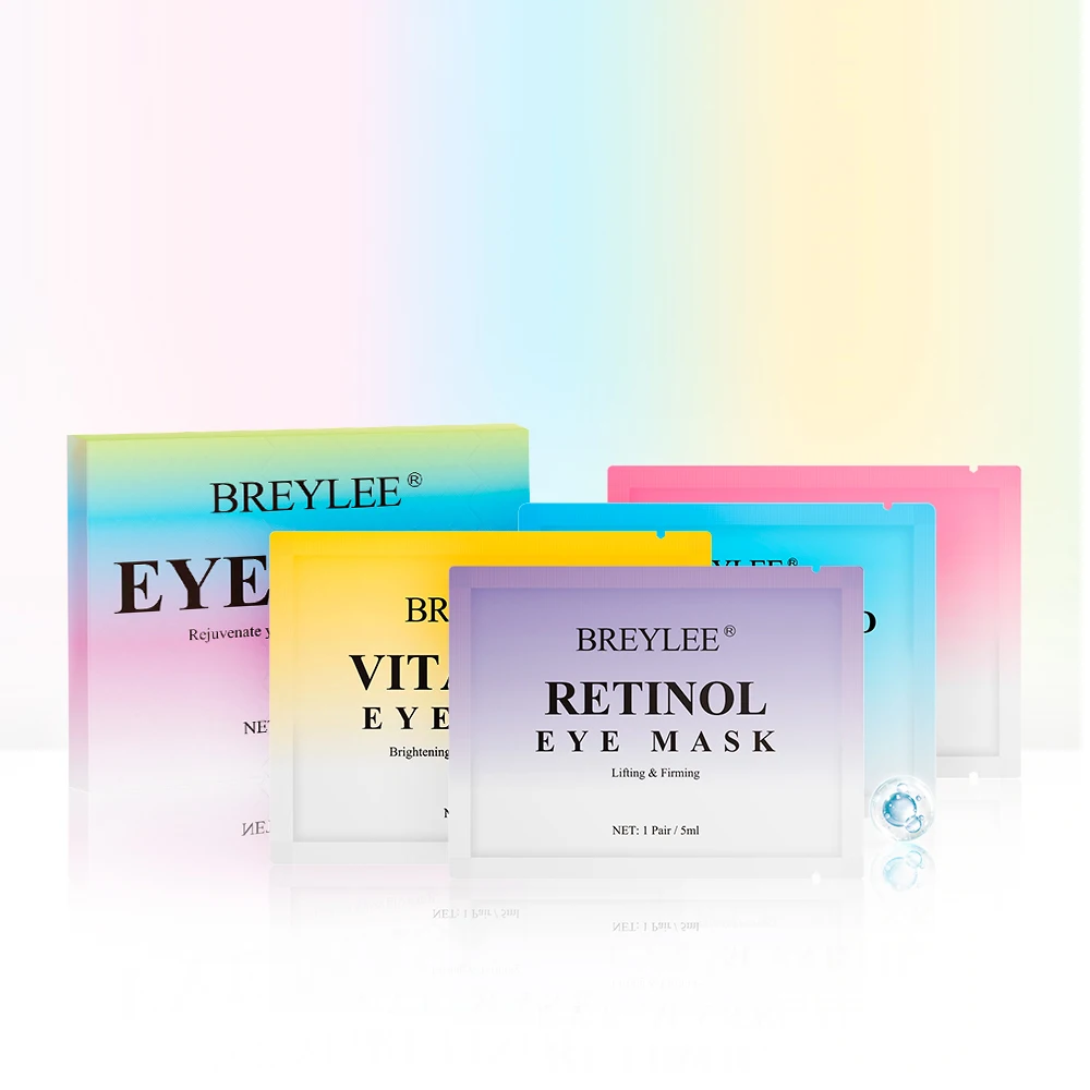 

BREYLEE Vitamin c rose retinol eye patch eye mask for girls 8 pairs mixed free shipping