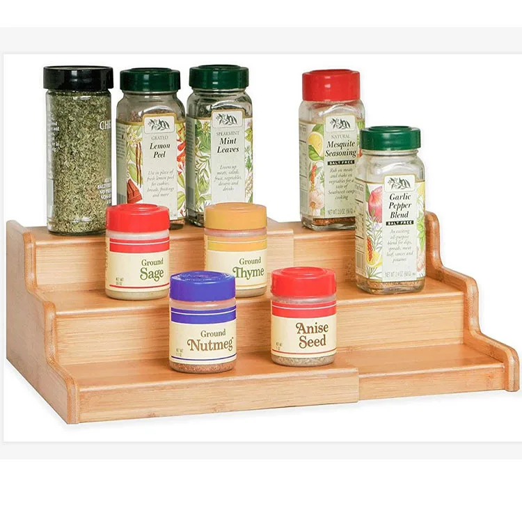 

Factory Dirct Sale Bamboo Kitchen 3-tier Kitchen Storage Rack,retractable Bamboo Storage Holders & Racks