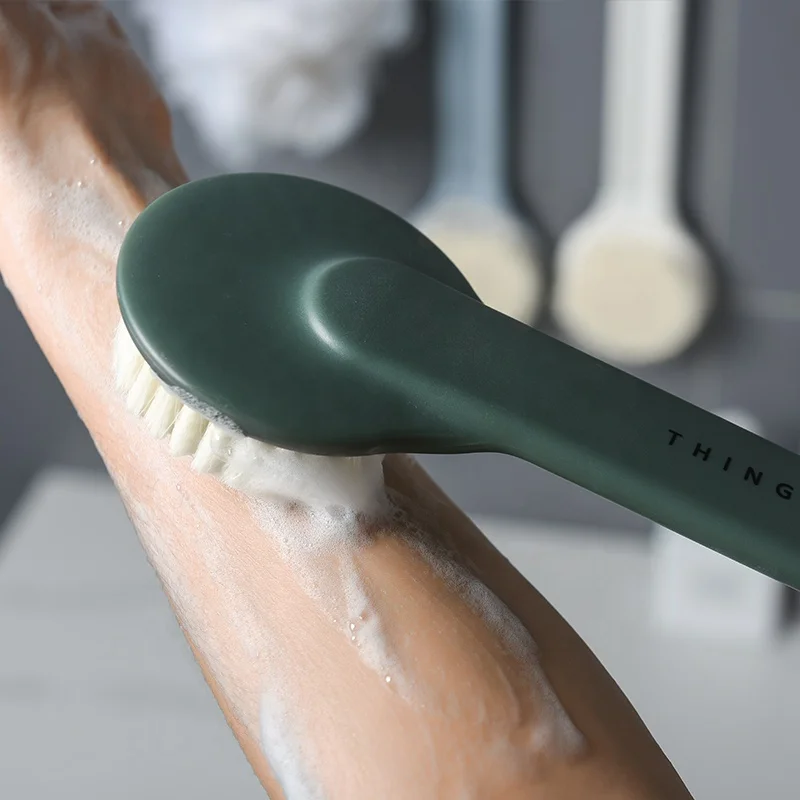 

14 Inches Long Handle Scrubber for Skin Body Brush,Bath shower Brush with Bristles