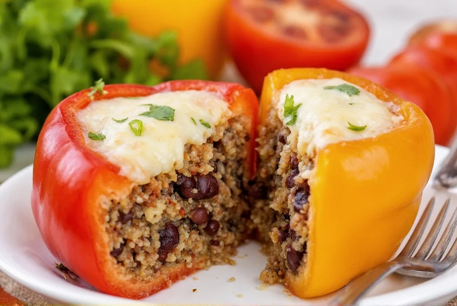 vegan stuffed bell peppers protein packed recipe pro tips