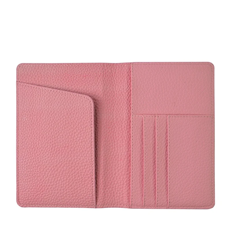 

Perfect graceful PU cover blank saffiano leather passport holder leather custom travel wallet