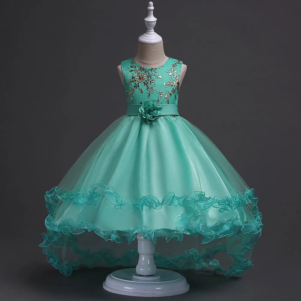 

Party Dress Party Evening Patterns Tulle Wedding Fashion Baby Girl Kids Dresses Wedding Evening Party Princess Dress Girl, Picture shows