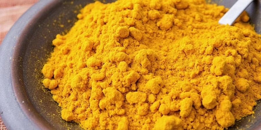 Side-by-side comparison of fresh turmeric root and ground turmeric powder