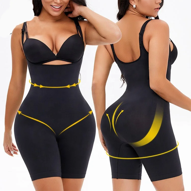 

Women's Plus Size Body Shaper Open-Bust waist slimming shapers Seamless firm lingerie shapewear tummy shaper
