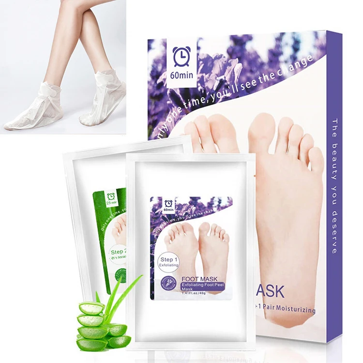 

Wholesale Oem Silky Foot Exfoliating Callus Scrub Remove Dead Skin Foot Feel Mask,Foot Peeling, Custom color