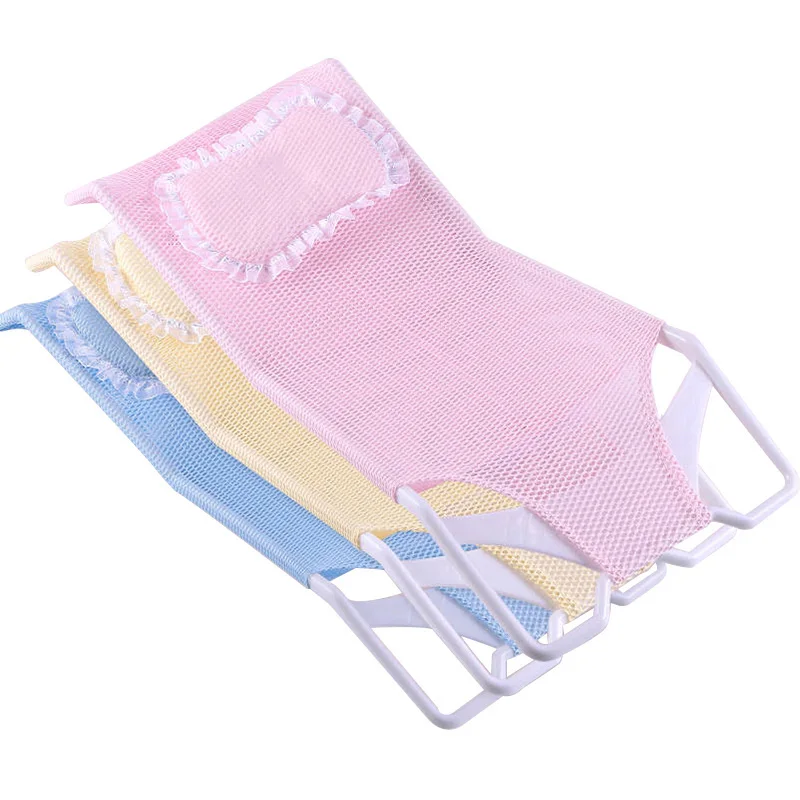 

Baby Bathing Cushion Bathtub Shower Bed, Other Baby Supplies Recline Baby Bathing Accessories/, Yellow/blue/pink