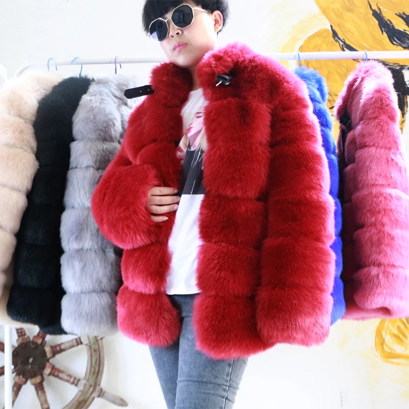

Wholesaler Faux Fur coat Customize Jacket clothes Women outerwear Winter Cropped Plus Size Coats Women's Woven Coats, Picture
