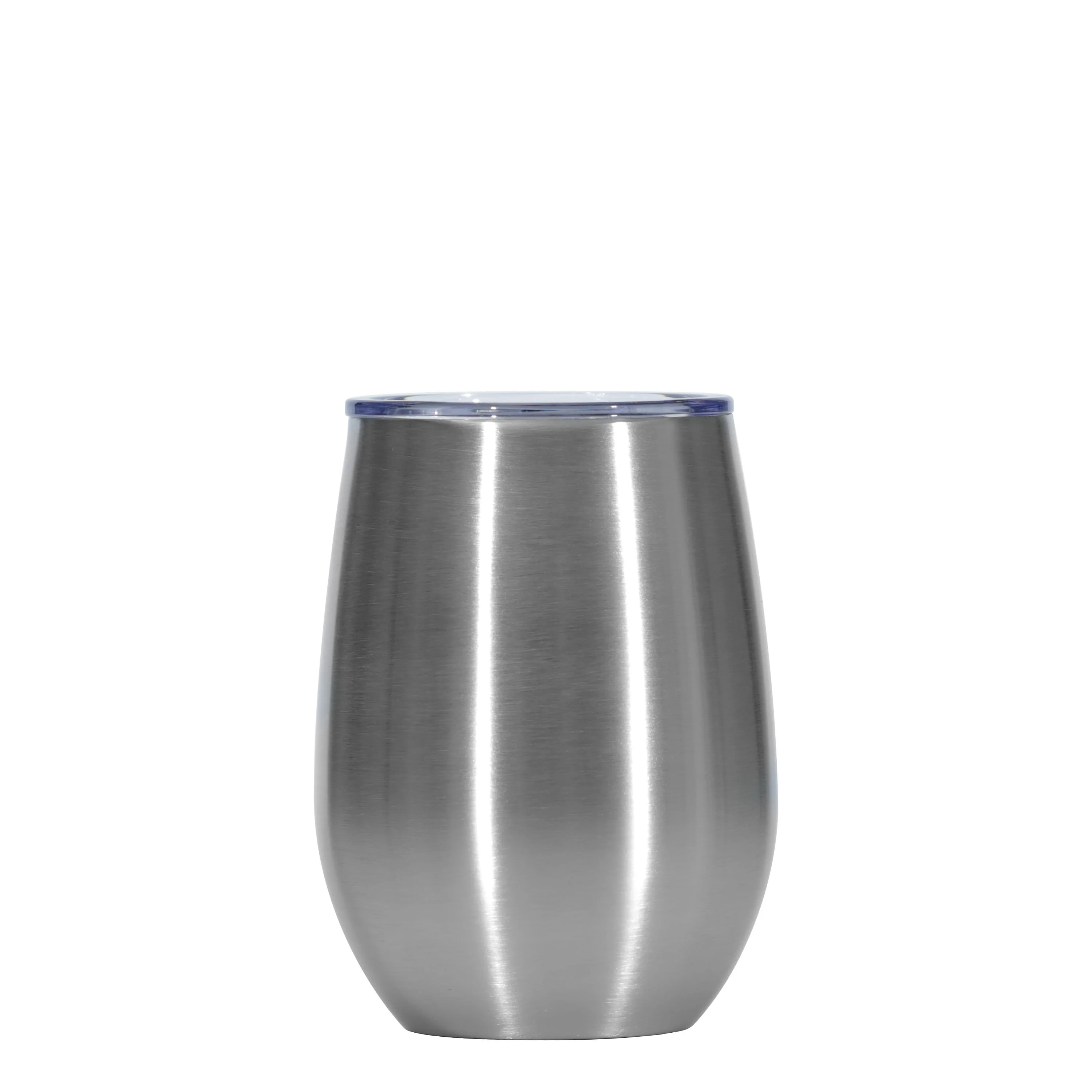 

double wall stainless steel 12oz stemless wine tumbler, Customized color acceptable