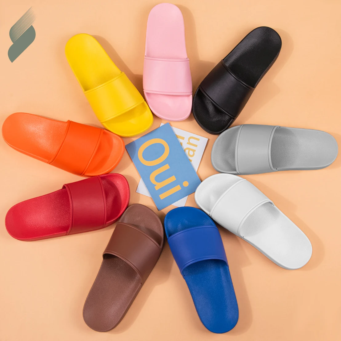 

2021 Wholesale Manufacturer Custom Logo Unisex Slippers Summer Fashion Rubber Slide Slippers Chanclas Flip Flops