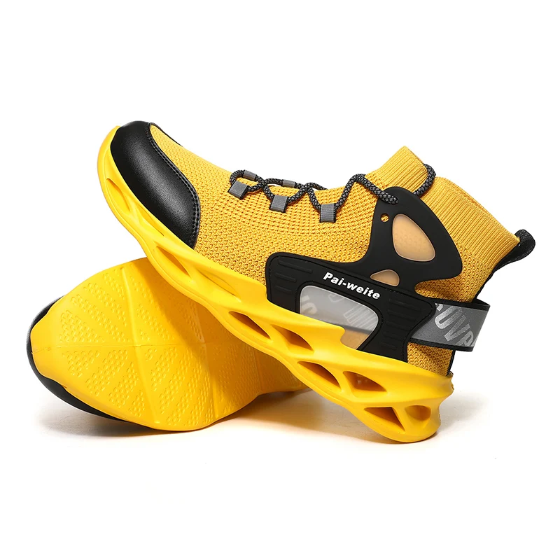 

Reflective blade shoes fly woven campus shoes man sport shoes men sneakers light weight, Black ,white or customized color