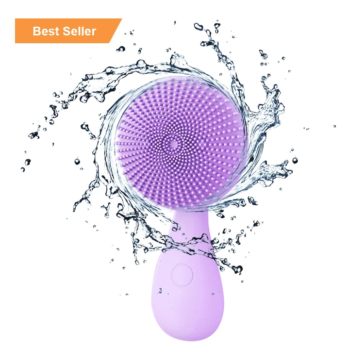 

Electric Facial Cleaning Brush Device Silicone Brush Washing Face Beauty Clean Sonic Facial Cleansing Brush