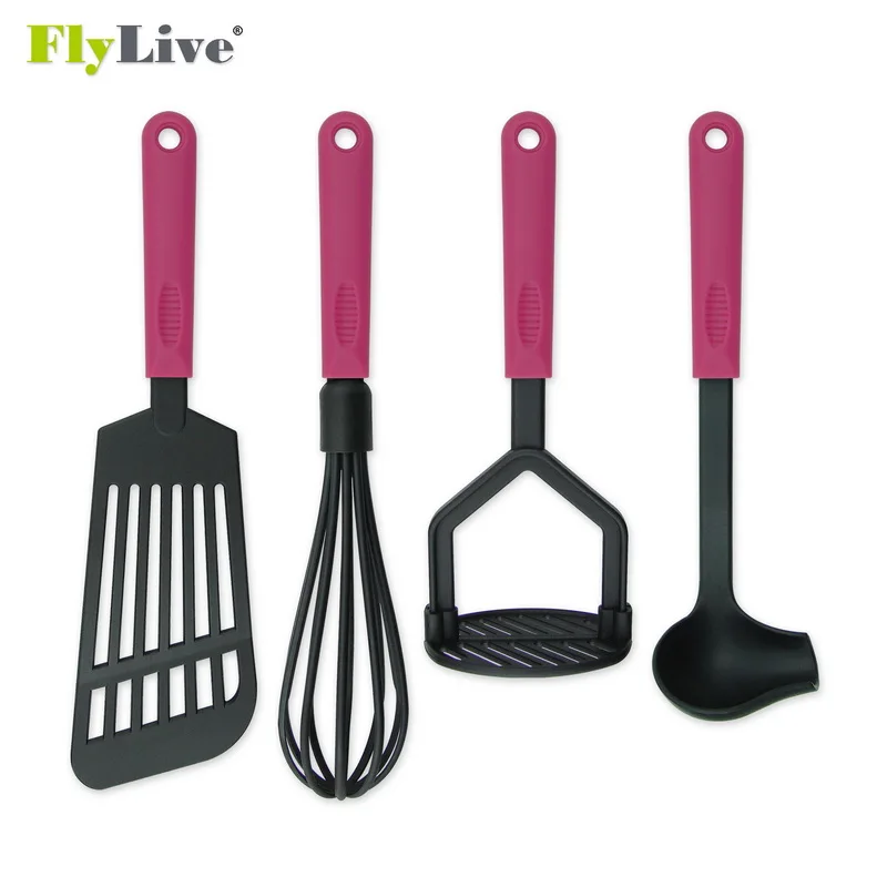 
Hot sale Durable Nonstick Nylon Kitchen Utensils Gadgets Cookware Sets 