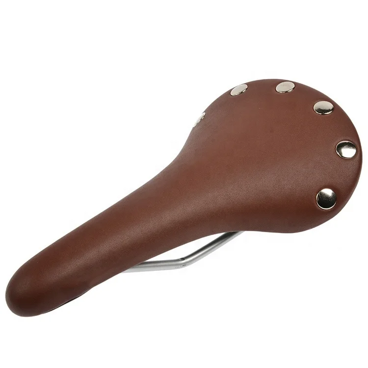 

Vintage Leather Bicycle Saddle Seat Cushion Road Bike MTB Sport Saddle Black Brown Bicycle Cycling Saddle Bike Seat, Black and red,as your request