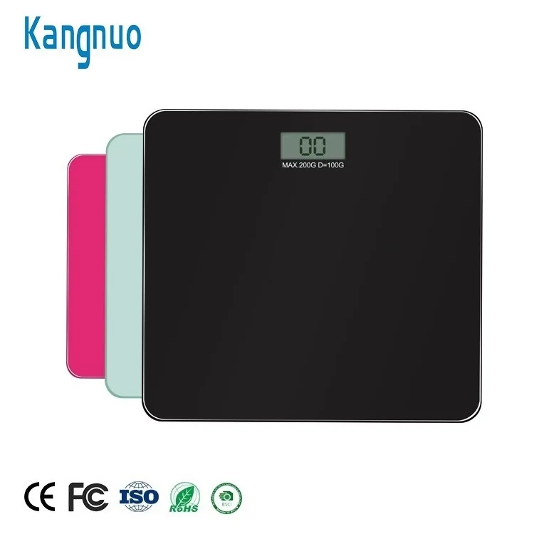 

200Kg Bathroom-Scale-Weighing-Supplier Digital-Scale For Measuring Weight, Black/customized color