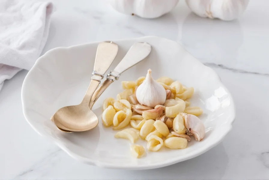 Garlic substitution chart showing fresh, powder, and paste equivalents